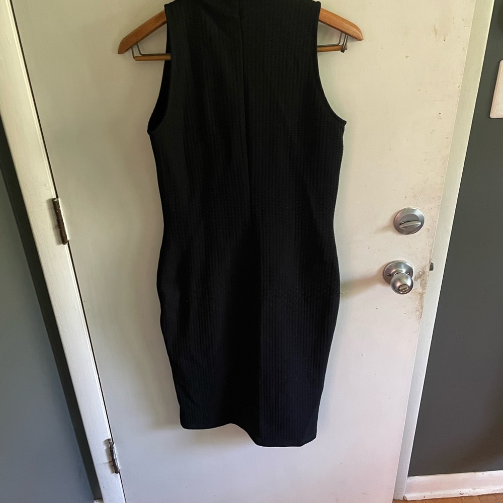 Vintage Versace Jean Couture Mock Neck dress M